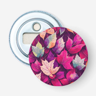 Décapsuleur Motif de feuilles d'automne colorées-68218