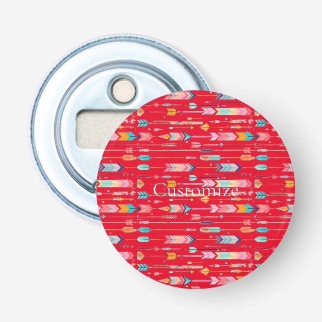 Décapsuleur Motif de flèche multicolore Thunder_Cove (Devant)