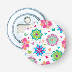 Décapsuleur Motif de fleurs