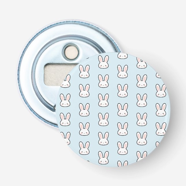 Décapsuleur Motif de lapin visage de lapin mignon (Devant)