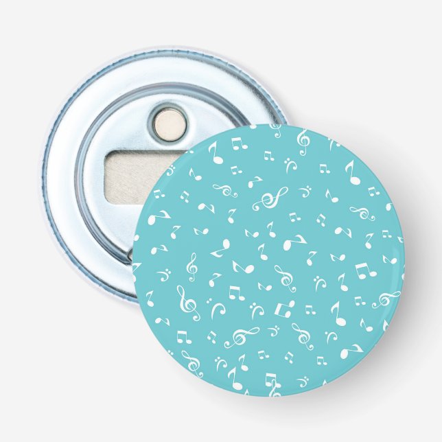 Décapsuleur Motif de notes musicales (Devant)