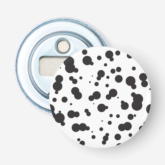 Décapsuleur Motif de points de Dalmatine (Devant)