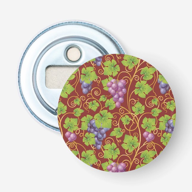 Décapsuleur Motif de raisins (Devant)
