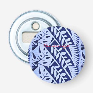 Décapsuleur Motif des Feuilles Bleus Thunder_Cove