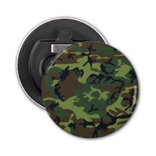 Décapsuleur Motif du Camouflage Vert, Motif militaire, Armée