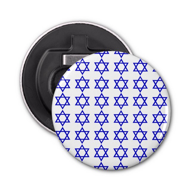 Décapsuleur Motif du drapeau israélien (Devant)