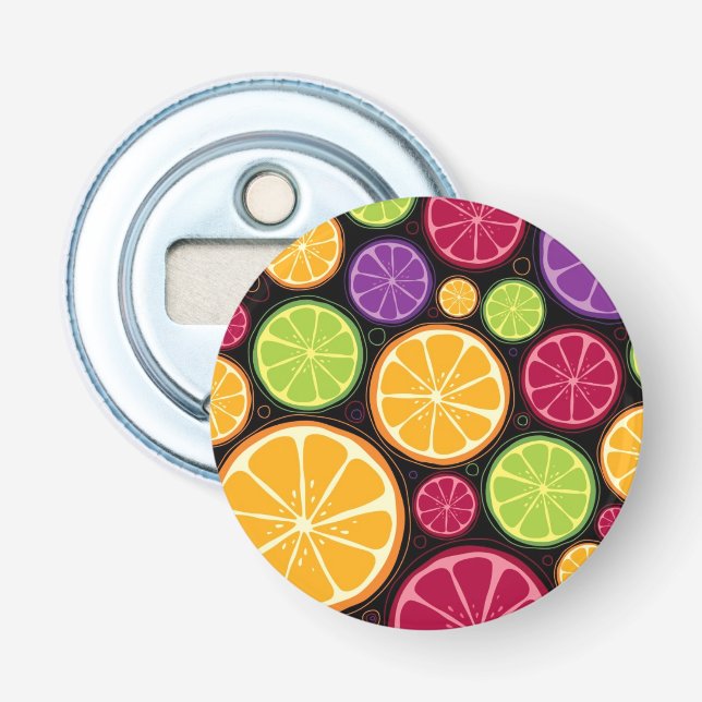 Décapsuleur Motif et arrière - plan oranges (Devant)