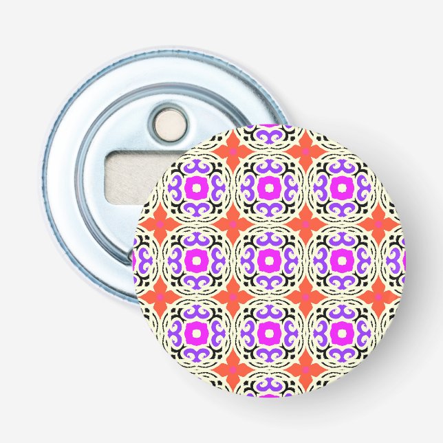 Décapsuleur Motif ethnique avec motifs marocains (Devant)