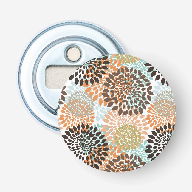 Décapsuleur Motif floral 10 (Devant)