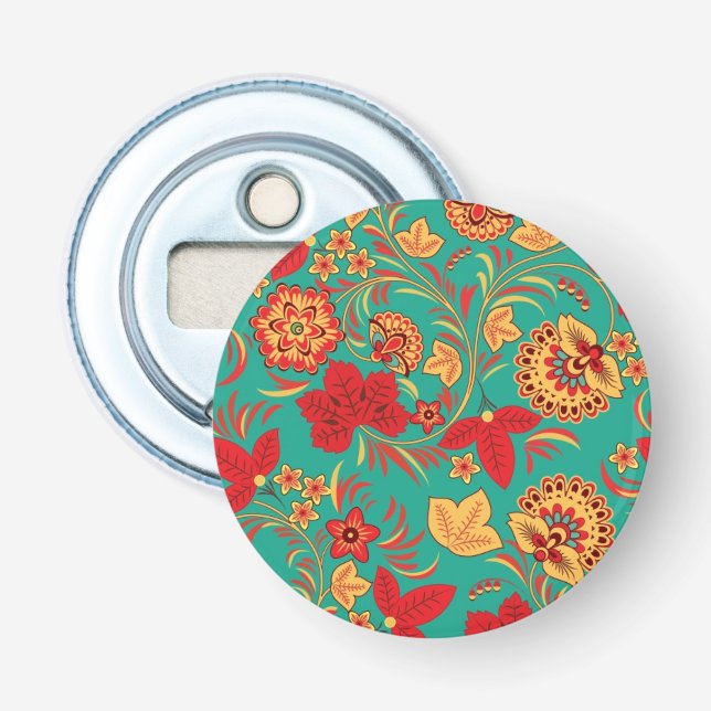 Décapsuleur Motif floral 2 (Devant)