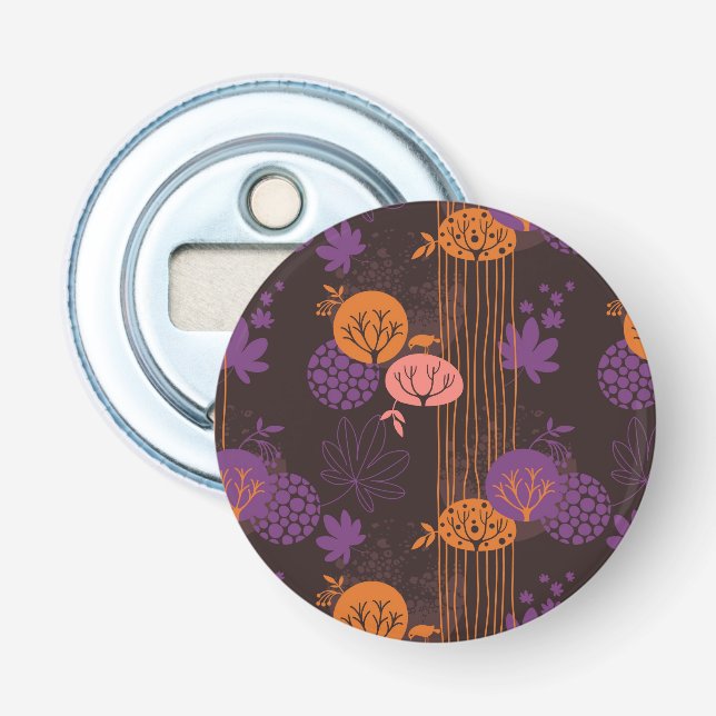 Décapsuleur Motif floral 2 3 (Devant)