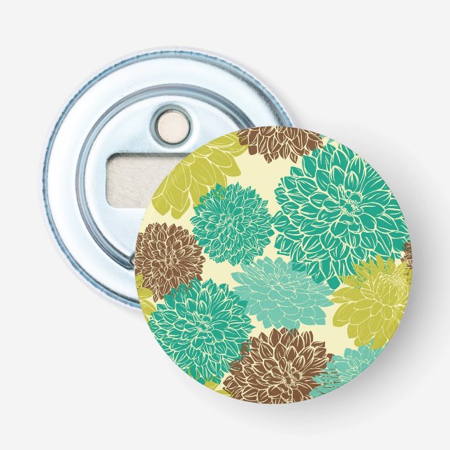 Décapsuleur Motif floral 3 (Devant)