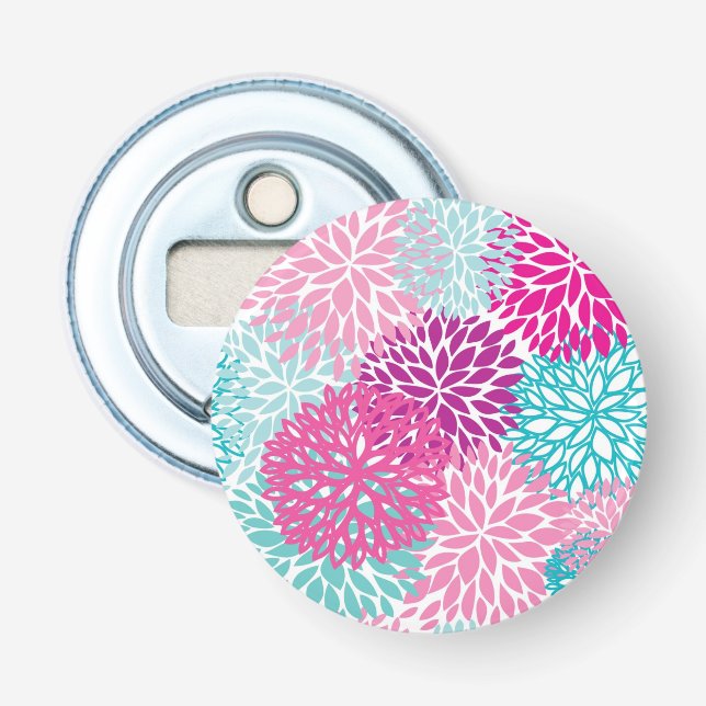 Décapsuleur Motif floral lumineux 2 (Devant)