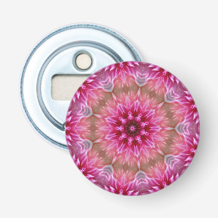 Décapsuleur Motif géométrique à fleurs rose Mandala-67545