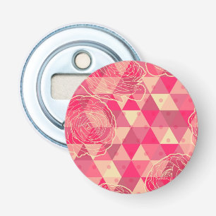 Décapsuleur Motif géométrique de fleur