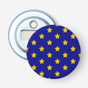 Décapsuleur Motif Gold Stars, Bleu Marine, Exclusive