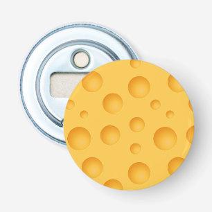 Décapsuleur Motif jaune de fromage