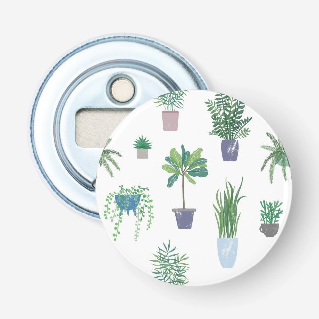 Décapsuleur motif plante (Devant)