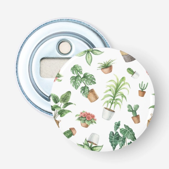 Décapsuleur motif plante (Devant)