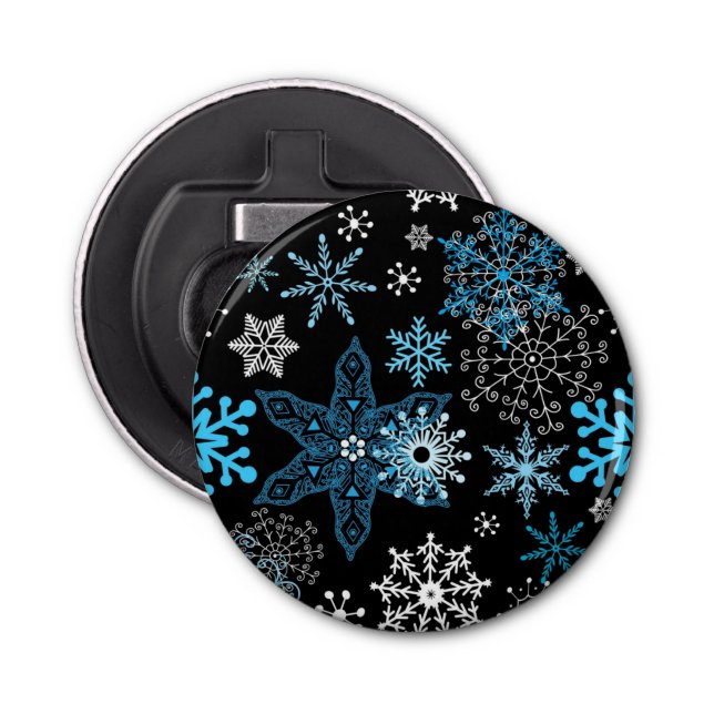 Décapsuleur Motif Snowflake (Devant)