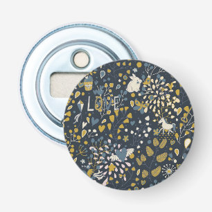 Décapsuleur Motif vintage abstrait