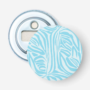 Décapsuleur Motif Zèbre Bleu