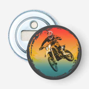 Décapsuleur motocycliste de moto cross vintage moto