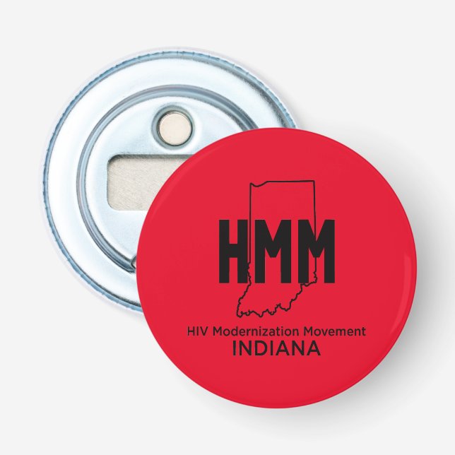 Décapsuleur Mouvement de modernisation du VIH Indiana (Devant)