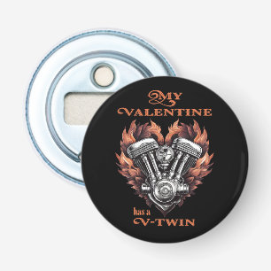 Décapsuleur My Valentine has a V-Twin, style Biker