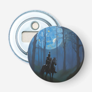 Décapsuleur Mystérieux Chevalier Noir dans la Forêt Lune