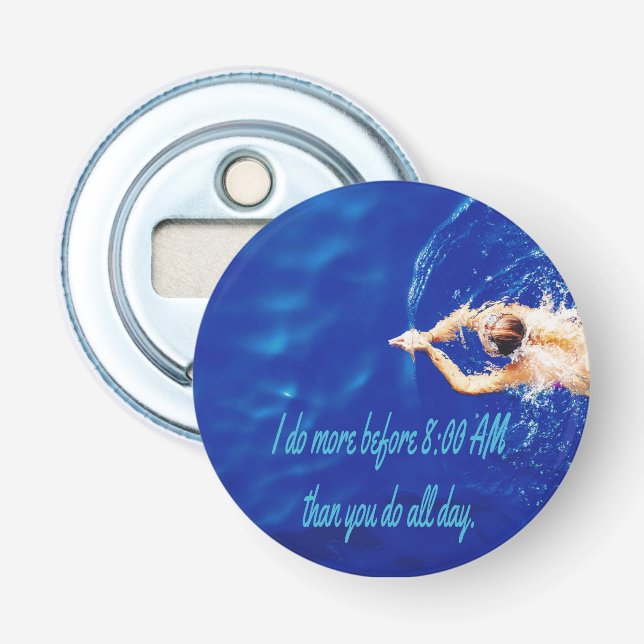 Décapsuleur Nage de longueur Équipe de natation Motivation Ins (Devant)