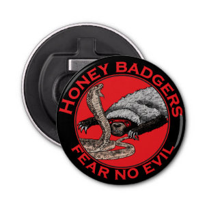 Décapsuleur Ne craignez aucun mal Badass Honey Badger Red Anim