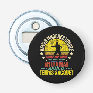 Décapsuleur Ne jamais sous-estimer un vieil homme - Tennis Rac