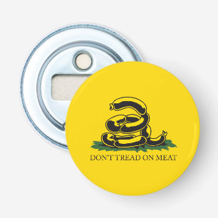 Décapsuleur Ne marchez pas sur la viande drôle Gadsden drapeau