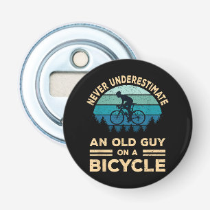 Décapsuleur Ne Sous-Estimez Jamais Un Vieux Type Sur Un Vélo D