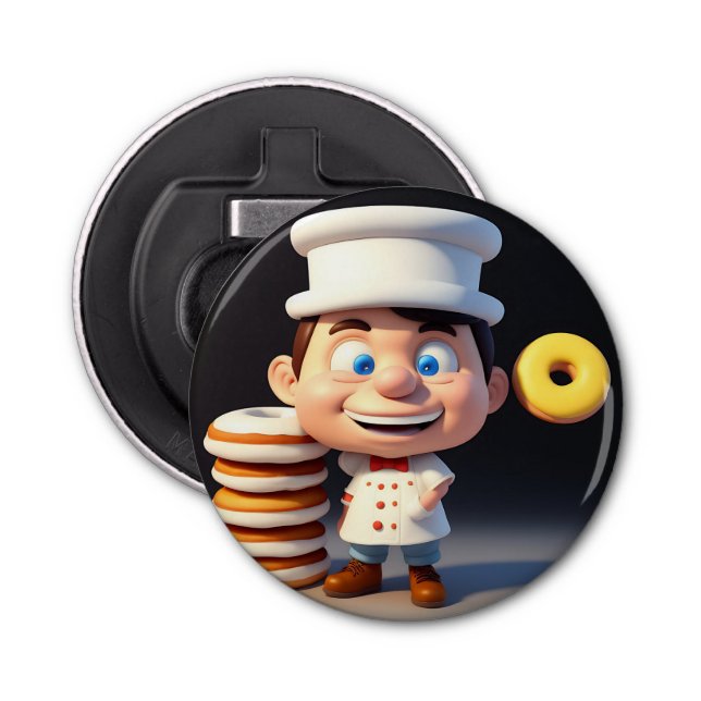 Décapsuleur Ne Touchez Pas Mes Donuts, Ouvrage De Bouteille (Devant)