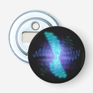 Décapsuleur Neon Glowing Sound Waves