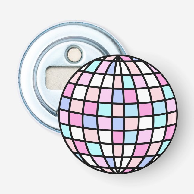Décapsuleur Neon Super Disco Ball (Devant)