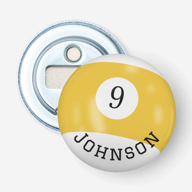 Décapsuleur Nine Ball With Custom Name (Devant)