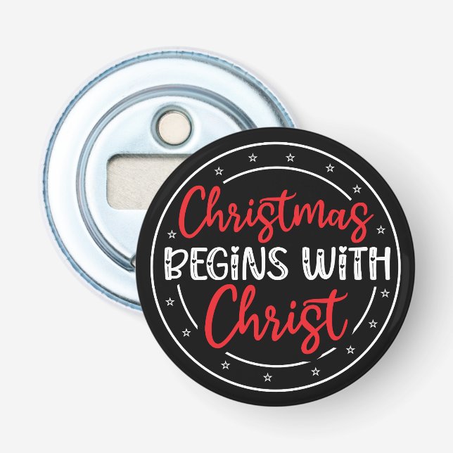 Décapsuleur Noël commence avec le Christ-65772 (Devant)