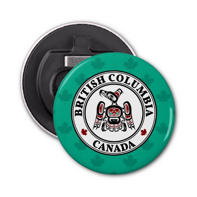 Décapsuleur Noir rouge autochtone Kaigani Thunderbird (Devant)