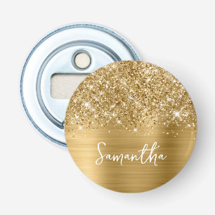 Décapsuleur Nom du glamour doré Glittery