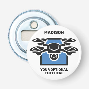 Décapsuleur Nom personnalisé et drone de texte