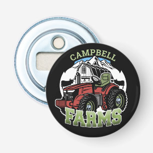 Décapsuleur Nom personnalisé Fermes de campagne Fermier de tr