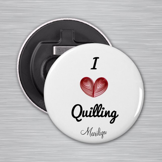 Décapsuleur Nom sur (Je coeur) Your_Word Magnet (Créateur téléchargé)