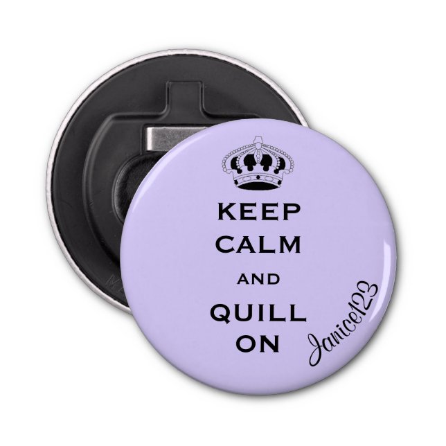 Décapsuleur Nom sur l'embarcation personnalisée, aimant 2,25 p (Devant)