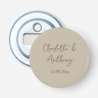 Décapsuleur Noms de calligraphie créative mariage Date