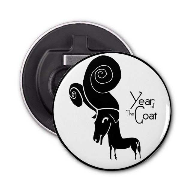 Décapsuleur Odd Ram Chèvre Chinois Année Zodiac Bouteille Ouvr (Devant)