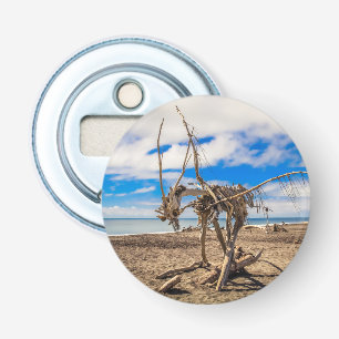 Décapsuleur Oeuvres d'art sur Hokitika Beach, Nouvelle-Zélande