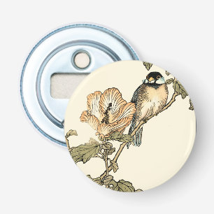 Décapsuleur Oiseau oriental été perché sur la branche